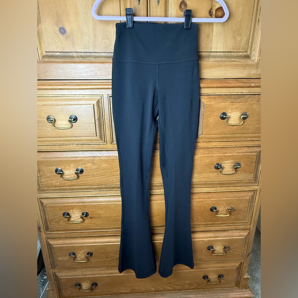 lululemon athletica Black High-Rise Flare Leggings